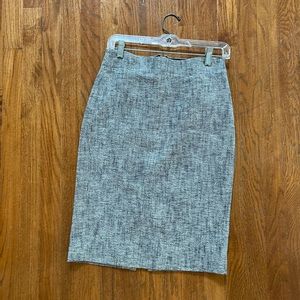 J. Crew Light Gray Pencil Skirt